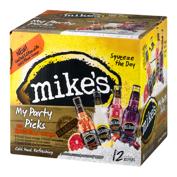 images/beer/HARD SELTZER, CIDER/Mike's My Party Pack 12pk Bottles.png